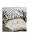 Charalambidis Textiles Safari Σετ Μαξιλαροθήκες με Φάσα Γκρι 52x72εκ.