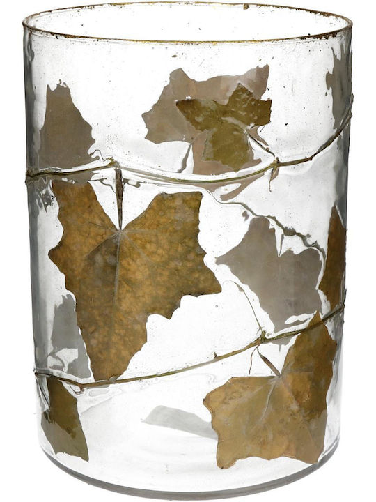 ArteLibre Kerzenhalter Glas in Transparent Farbe 15x15x20cm 1Stück