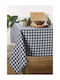 Whitegg Checkered Cotton Z124 3 140x140cm