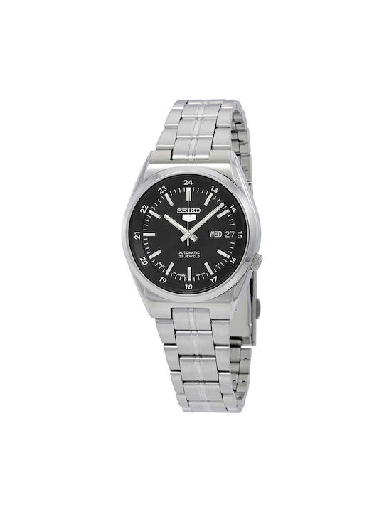 Seiko Automatic Watch with Metal Bracelet Silver