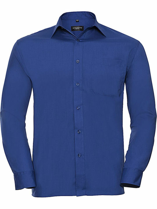 Russell Europe Long Sleeve Shirt in Regular Fit...