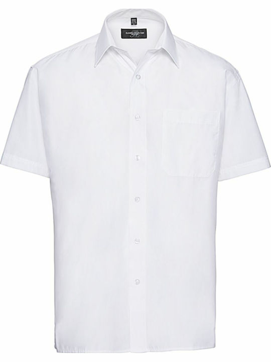 Russell Europe Men's Promotional T-Shirt Short Sleeve in White Color
