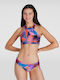Sport Bikini Set High Neck Top & Slip Bottom
