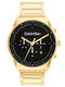 Calvin Klein Impressive Men's Watch 44mm Battery with Gold Metal Bracelet