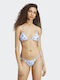 Coney Island Cool Set Bikini Τριγωνάκι με Αφαιρούμενη Ενίσχυση Blue Dawn / White