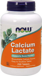 Now Foods Calcium Lactate 250 ταμπλέτες
