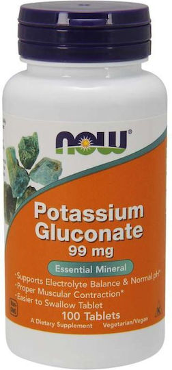 Now Foods Potassium Gluconate 99мг 100 табове