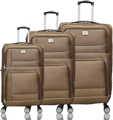 Olia Home TB2548 Set of Suitcases Brown Set 3pcs Skroutz.eu