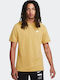 Club Essentials Polo Μπλούζα Κοντομάνικη Κίτρινη