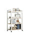 Shelving Unit Floor Geo Beige 60x30x110cm