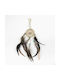 Synchronia Decorațiune Dreamcatcher Lucrată Manual Bej Din Țesătură 18x18cm