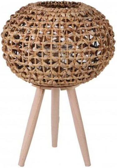 Floortop Wooden Lantern Brown 31x31x46cm