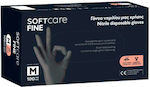 Bournas Medicals Nitrile Examination Gloves Powder Free Black 1000pcs