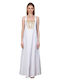 Sommer Maxi Kleid Weiß