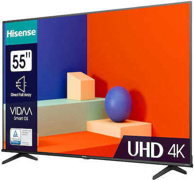 Hisense Smart Τηλεόραση 55" 4K UHD LED 55A6K HDR (2023)