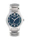 Timex Women's Watch 37mm Battery with Silver Stainless Steel Bracelet