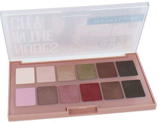 Maybelline Nudes In The City Παλέτα με Σκιές Ματιών σε Στερεή Μορφή 9.6gr