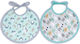 X-treme Baby Waterproof Bib Plastic with Lace Band Turquoise 2pcs