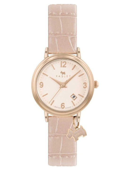 Radley Women's Watch with Pink / Pink Leather Strap