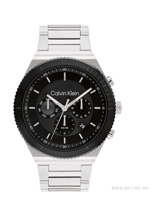 Calvin Klein Fearless Ανδρικό Ρολόι 44mm Χρονογ...