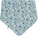 Bibs Bandana Fabric with Lace Band Baby Blue 7pcs