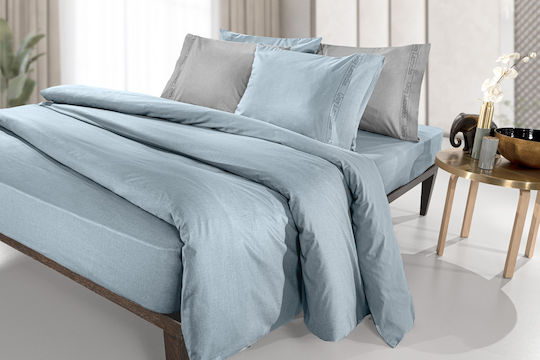 Guy Laroche Semi Dublu 120x200+32cm cu Elastic Color Plus Raf