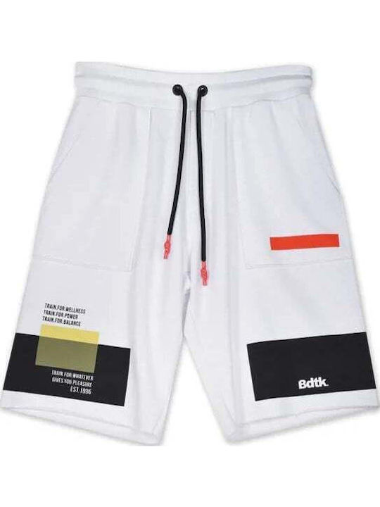 BodyTalk Bauhaus Men's Athletic Shorts White