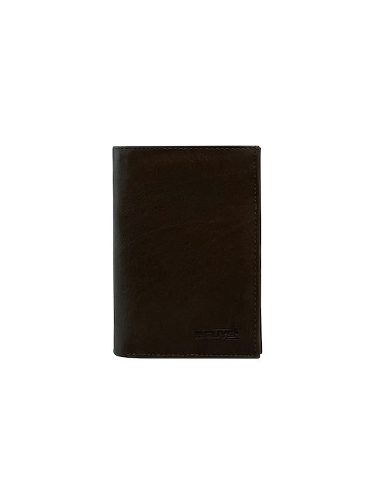 3Guys Men's Leather Wallet Brown