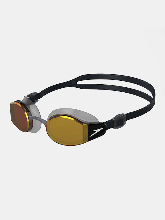 Speedo Mariner Pro Swimming Goggles Adults Black