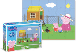 Kinderpuzzle Peppa Pig & Chickens für 3++ Jahre 30pcs Dodo