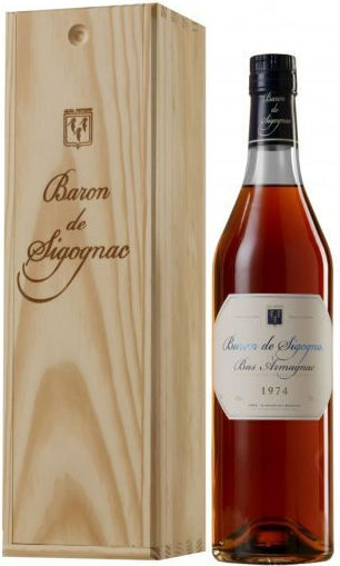 Baron De Sigognac 1974 Armagnac Cognac 40 Percent 700ml