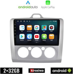 Kirosiwa Car-Audiosystem für Citroen Berlingo Ford Schwerpunkt 2004-2011 (Bluetooth/USB/AUX/WiFi/GPS/Apple-Carplay/Android-Auto) mit Touchscreen 9"