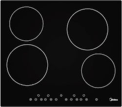 Midea Autonomous Cooktop with Ceramic Burners 59x52cm