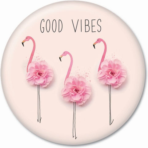 Fun Creations Good Vibes Magneți Decorative Rotunzi Din Plastic 5.9x5.9cm