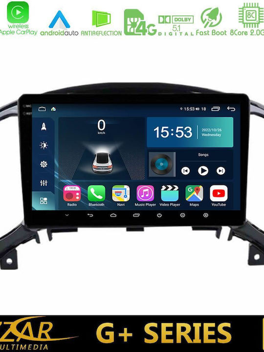 Bizzar Автомобилна Аудио Система (Блутут/USB/WiFi/GPS/Apple-Carplay/Android-Auto) с Тъчскрийн 9"