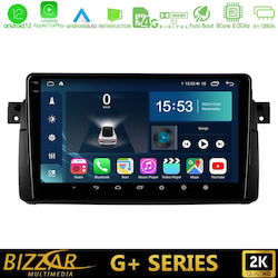 Bizzar Car-Audiosystem für BMW E46 / Serie 3 (E46) / Serie 3 1998-2005 (Bluetooth/USB/WiFi/GPS) mit Touchscreen 9"