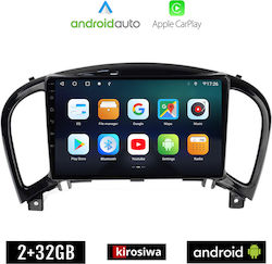 Kirosiwa Car-Audiosystem für Nissan Juke 2009-2020 (Bluetooth/USB/AUX/WiFi/GPS/Apple-Carplay/Android-Auto) mit Touchscreen 9"