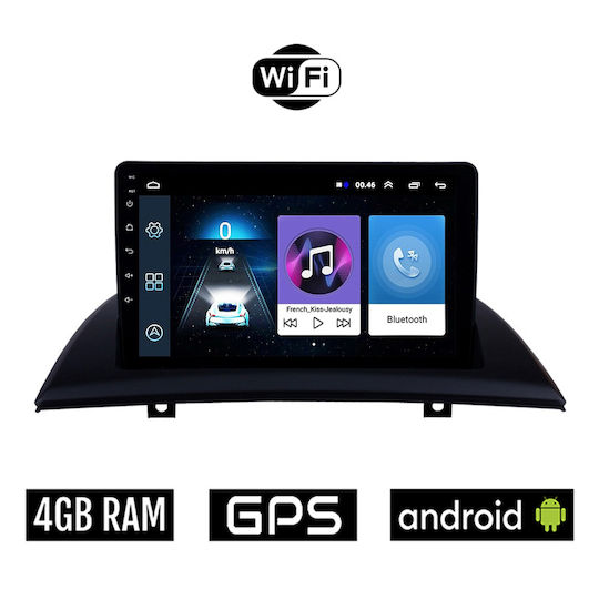 Auto-Audiosystem für BMW X3 (E83) / X3 2003-2010 (Bluetooth/USB/WiFi/GPS/Apple-Carplay/Android-Auto) mit Touchscreen 9"