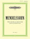 Edition Peters Mendelssohn 2 Musical Sketches Παρτιτούρα για Πιάνο