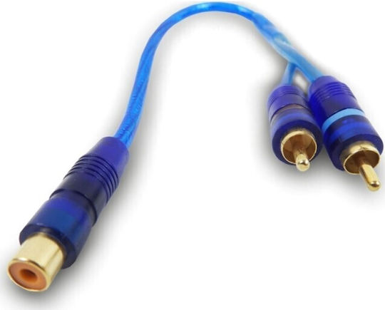 Jotronic RCA Converter Female To RCA Male Blue 1 Piece HHJ-AV069/1F2M