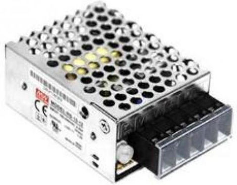 Τροφοδοτικό LED IP20 Ισχύος 15W με Τάση Εξόδου 12V