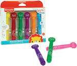 Fisher Price Lion Drawing Markers Thick Set 6 Colors 321-00008