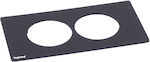 Legrand Disq In Switch Frame Black 654757