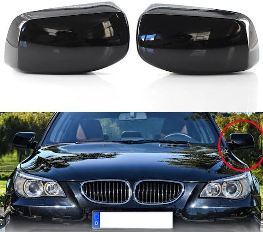 Tyc Καπάκια Καθρεπτών Αυτοκινήτου BMW Σειρά 5 2003-2010 2τμχ