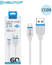 Newtop CU09 USB 2.0 USB-C männlich - USB-A 0.6m