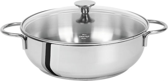 Cristel Master Ανοξείδωτη Ρηχή Κατσαρόλα 4lt / 26cm