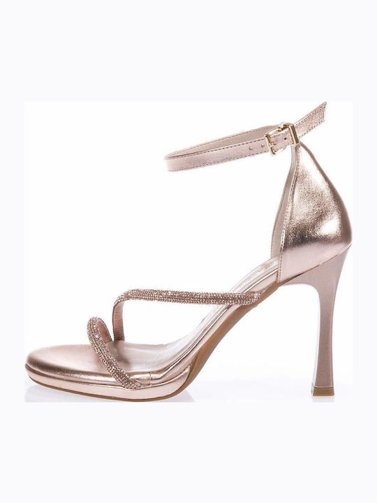 Ragazza 0991 Sandals with Strass Champagne