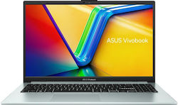 Asus Vivobook Go 15 E1504FA-BQ521W 15.6" FHD (Ryzen 5-7520U/16GB/512GB SSD/W11 Acasă) Verde Gri (Tastatură GR)