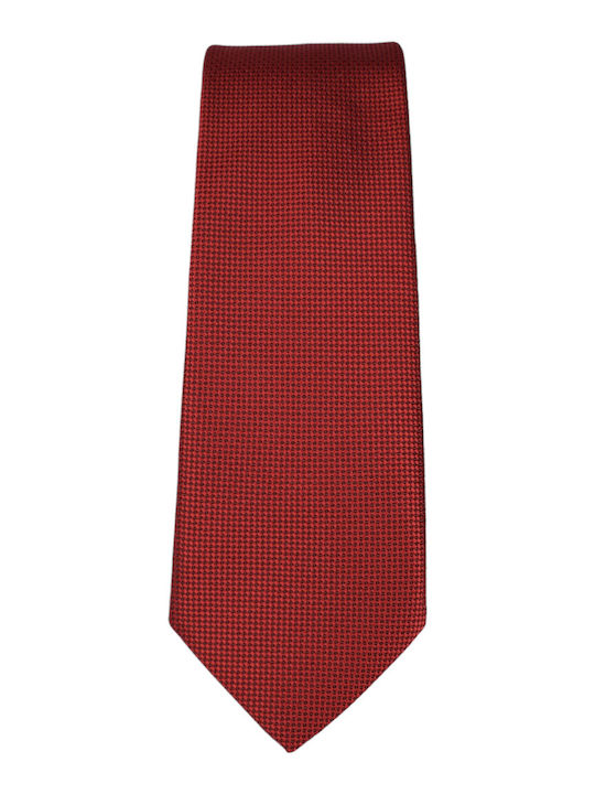 Cravată bărbătească cu batistă 6 cm BOSTON (SRT/47) - ROȘU