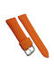 ORANGE SILICONE WATCH BAND 22mm